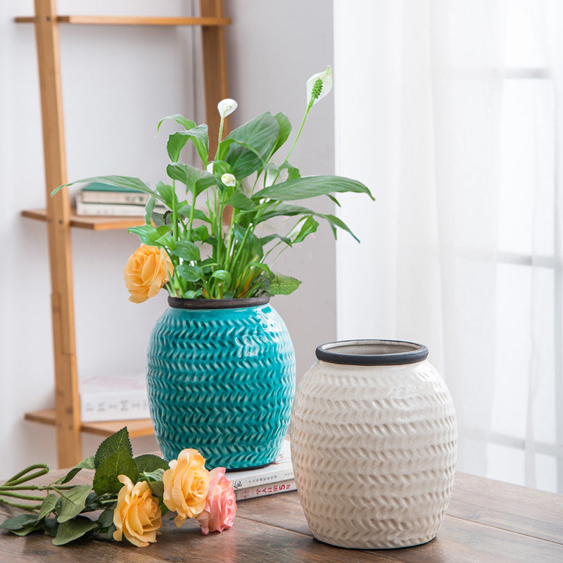 Dekorative Keramikvase Brehn