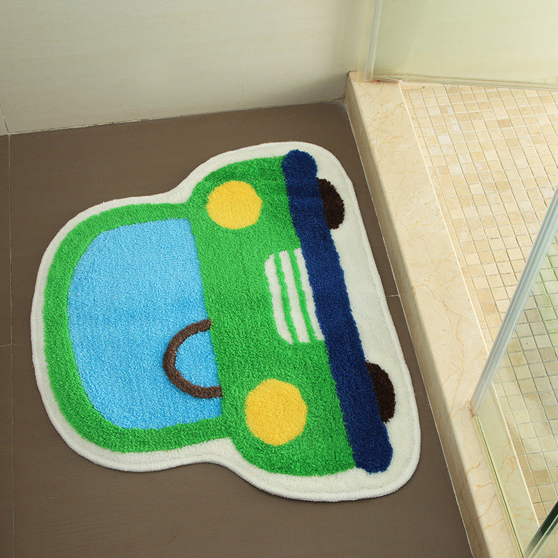 Brehn | Creatieve Kinderen Kamer Tapijt Multi Gekleurd 3D Patroon Binnen Tapijt Katoen Mengsel Antislip Huisdier Vriendelijk Gebied Tapijt