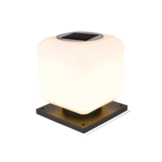 Elegante solarbetriebene Acryl-Außenlampe für den Garten