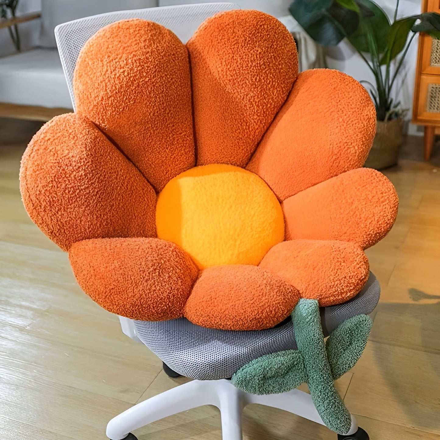 Blumenkissen – Weich und gemütlich | Dekoratives Bodenkissen für Sofa, Schlafzimmer und Wohnzimmer