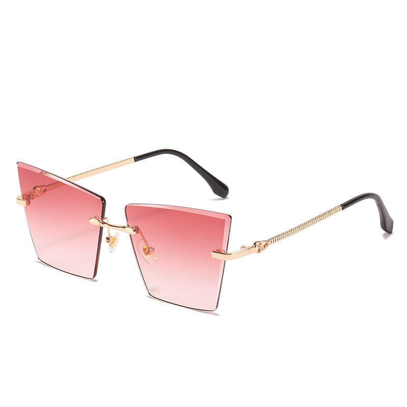 Quadratische Rahmen Farbverlauf Sonnenbrille Brehn