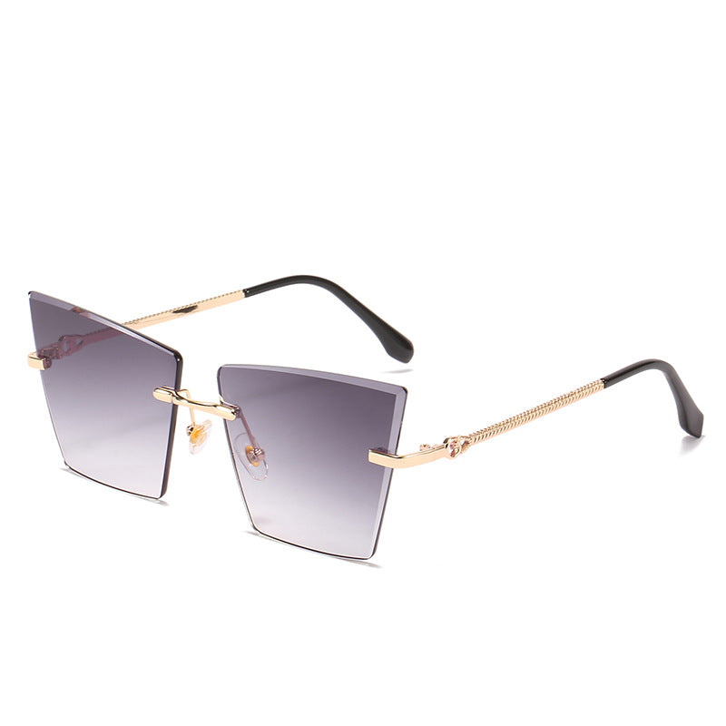 Quadratische Rahmen Farbverlauf Sonnenbrille Brehn