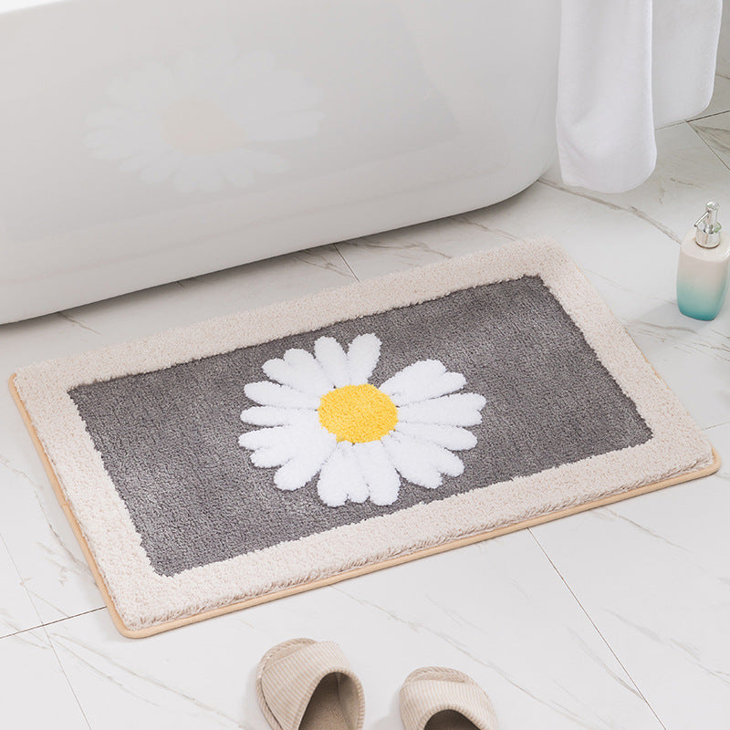 Dekorative Florale Badmatte
