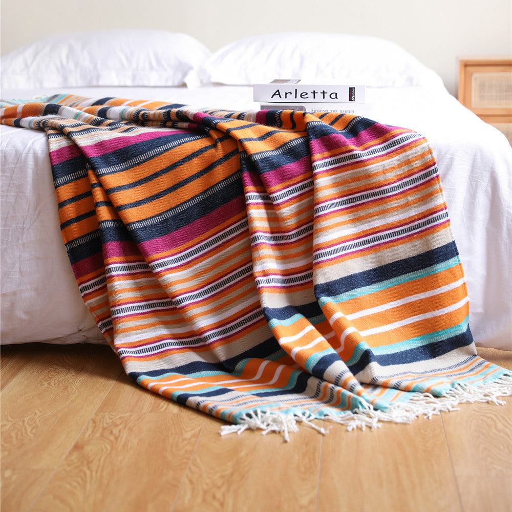 Weiche Strickdecke