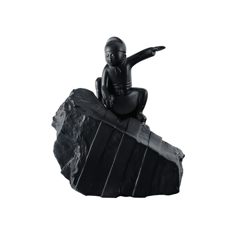Moderne Künstlerische Kinderfigur Skulptur