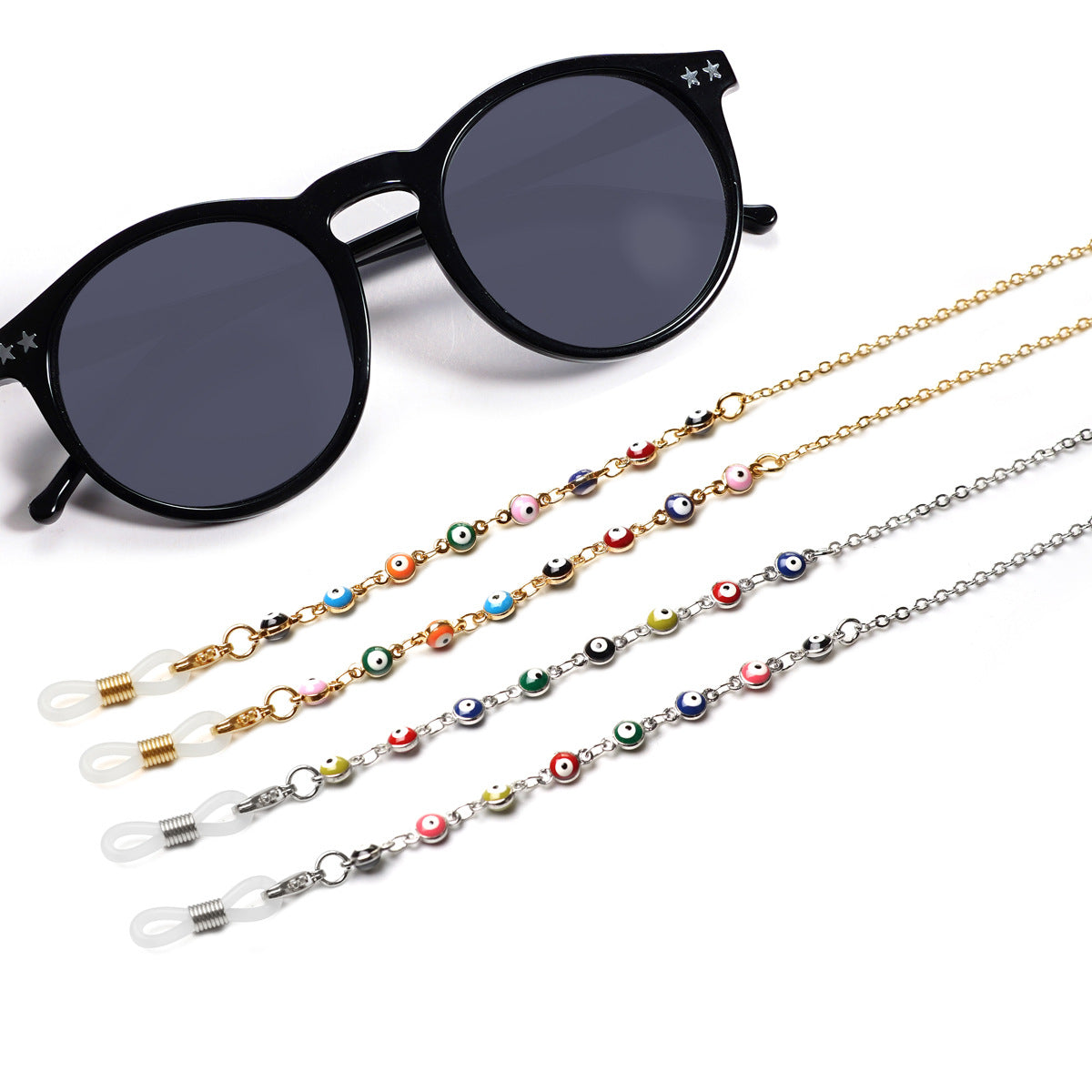 Bunte Charm Brille Kette Brehn