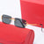 Damen elegante Halbrahmenbrille mit luxuriösem Metallgestell Brehn