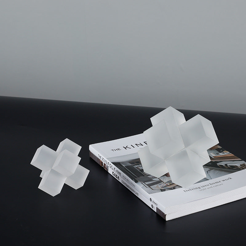 Geometrisches dekoratives skulpturales Mittelstück