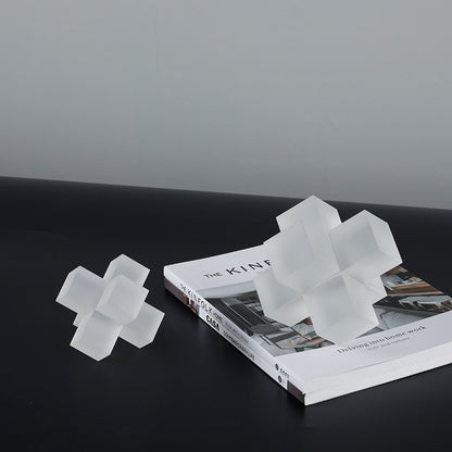 Geometrisches dekoratives skulpturales Mittelstück
