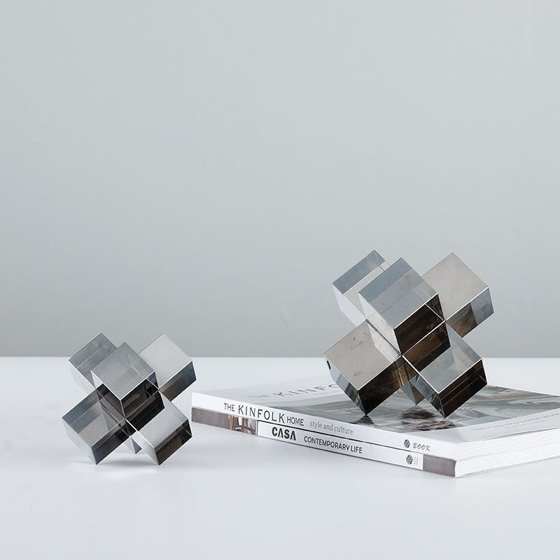 Geometrisches dekoratives skulpturales Mittelstück