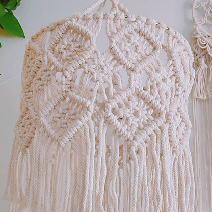 Macrame Hängeleuchte Schirm Brehn