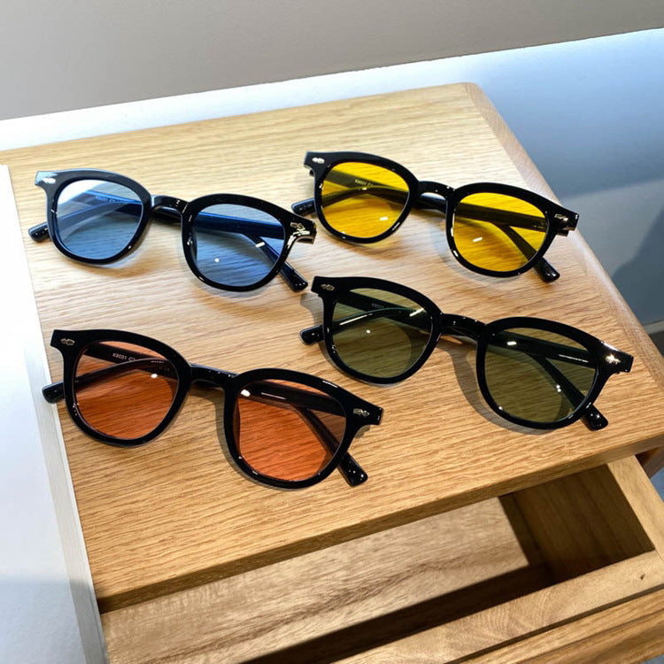 Modische Sonnenbrille mit Runden Gläsern und Stylischem Rahmen Brehn