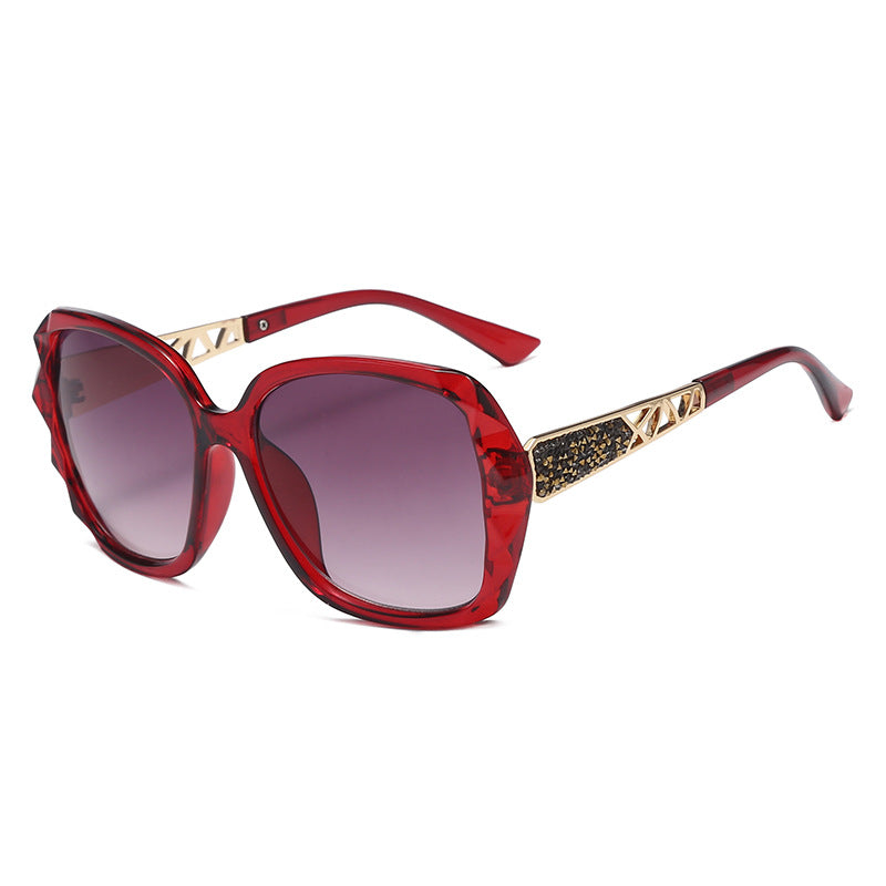 Damen Designer-Sonnenbrille mit glamourösen Akzenten Brehn