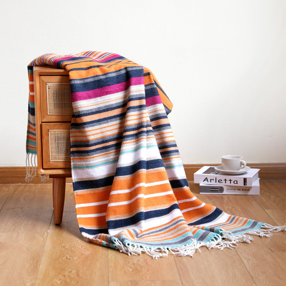 Weiche Strickdecke