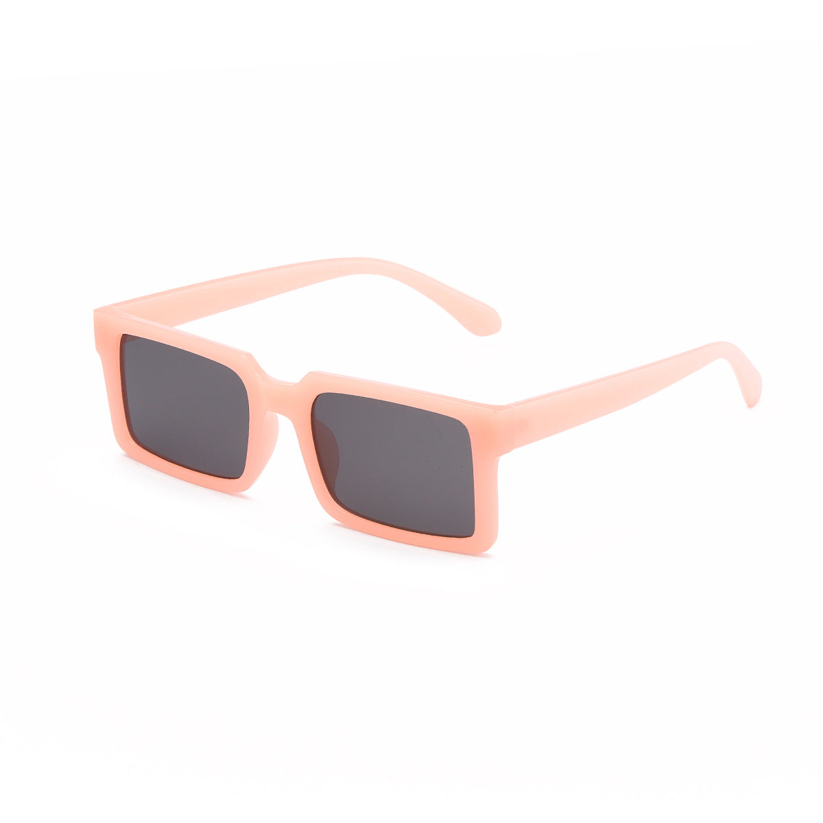 Damen modische rechteckige Sonnenbrille mit gelben Gläsern Brehn