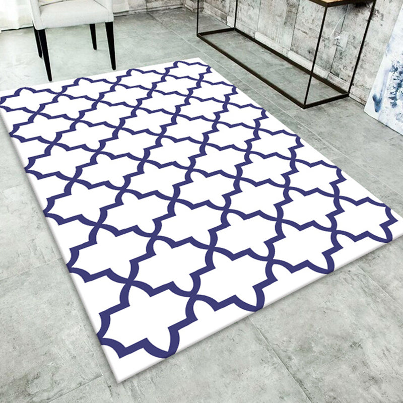 Brehn | Eenvoudig Woonkamer Tapijt Meerdere Kleur Geometrische Print Binnen Tapijt Antislip Ondergrond Huisdiervriendelijk Gebied Tapijt