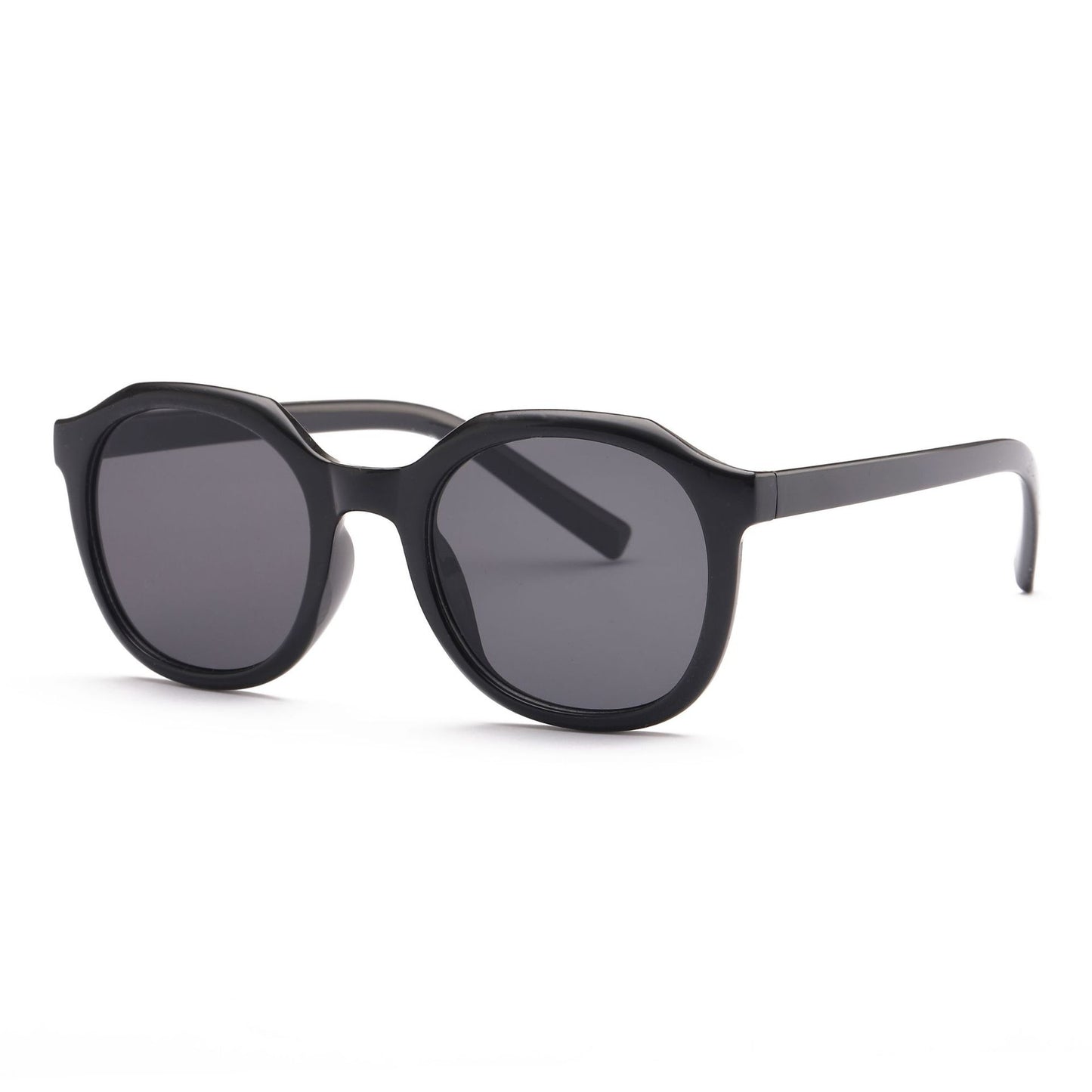 Damen modische Sonnenbrille mit facettenreichem Rahmen und UV-Schutz Brehn