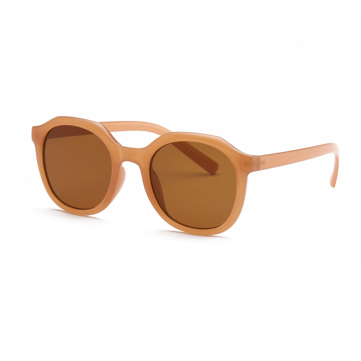 Damen modische Sonnenbrille mit facettenreichem Rahmen und UV-Schutz Brehn