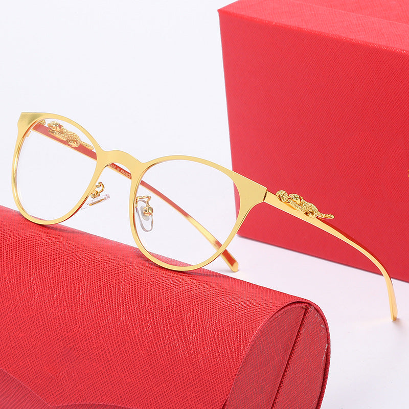 Damen Korrektionsbrille mit exklusivem Katzenaugenrahmen und luxuriösen Akzenten Brehn