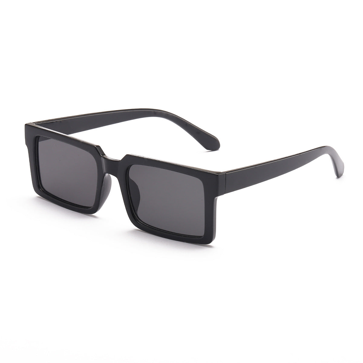 Damen modische rechteckige Sonnenbrille mit gelben Gläsern Brehn