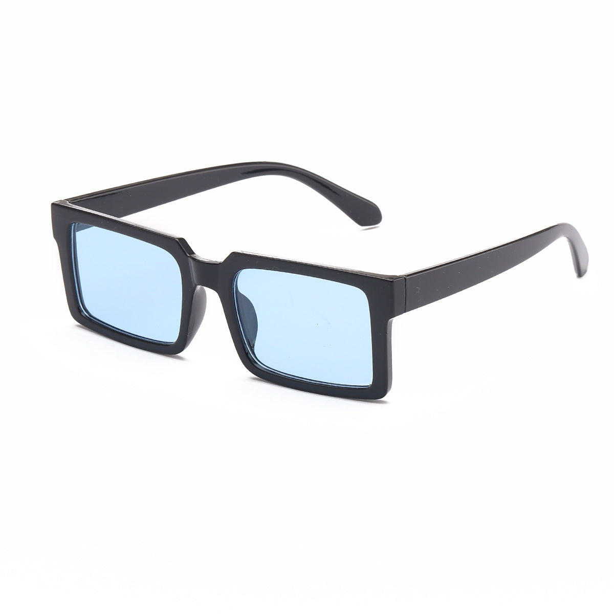 Damen modische rechteckige Sonnenbrille mit gelben Gläsern Brehn