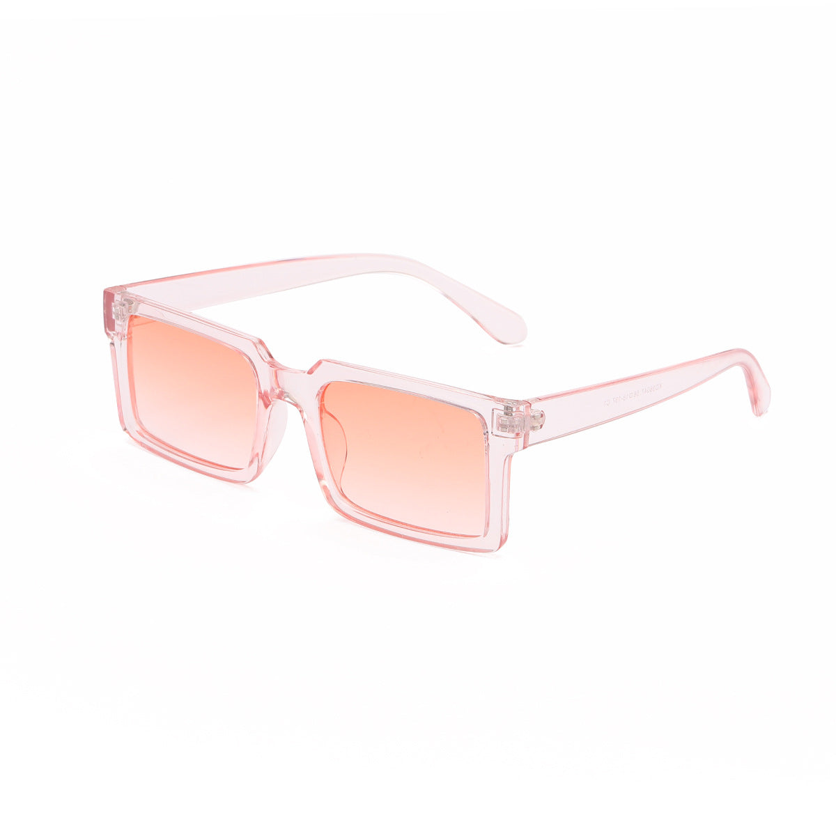 Damen modische rechteckige Sonnenbrille mit gelben Gläsern Brehn