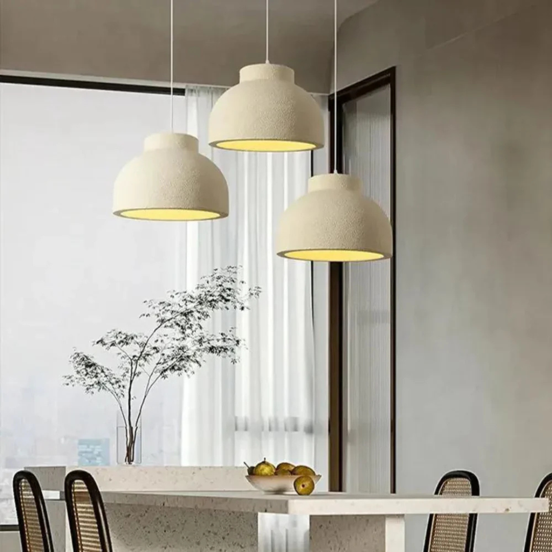 Brehn | Minimalistische skandinavische Pendelleuchte aus Polystyrol