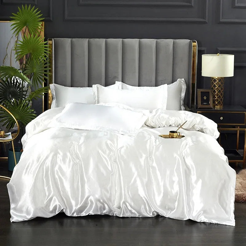 Brehn | Luxuriöses Seiden-Satin-Bettwäsche-Set - SilkElegance
