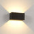 Moderne Outdoor wasserdichte rechteckige LED Up-and-Down beleuchtete Außenwandlampe | Brehn