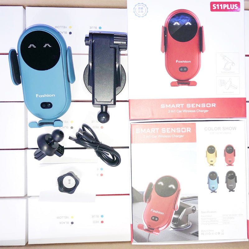 Smart Wireless Auto-Sensing Auto Telefon Halter Ladegerät | Brehn