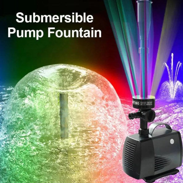 AquaStroom Springbrunnenpumpe – Einstellbare Wasserpumpe für Teiche und Gartendekoration | Brehn