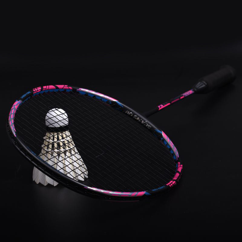 Offensive Badmintonschläger mit sekundärer Verstärkung aus 32 Pfund Kohlefaser