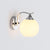 Satin Opal Glas Kuppel Wandleuchte Einfache Stil Korridor Wandmontage Lampe | Brehn