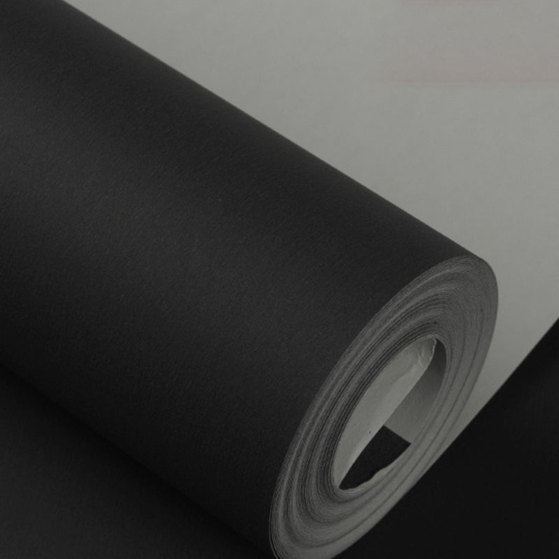 Brehn | Eenvoud Wallpaper Rolle Effen Farbe Muster Ungestückte Wandverkleidung in Dunkler Farbe