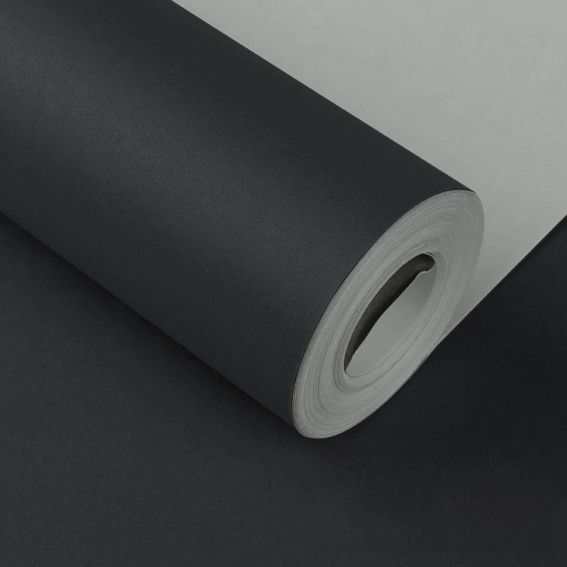Brehn | Eenvoud Wallpaper Rolle Effen Farbe Muster Ungestückte Wandverkleidung in Dunkler Farbe