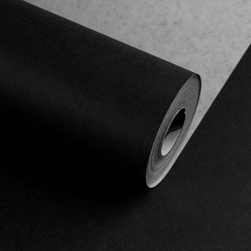 Brehn | Eenvoud Wallpaper Rolle Effen Farbe Muster Ungestückte Wandverkleidung in Dunkler Farbe