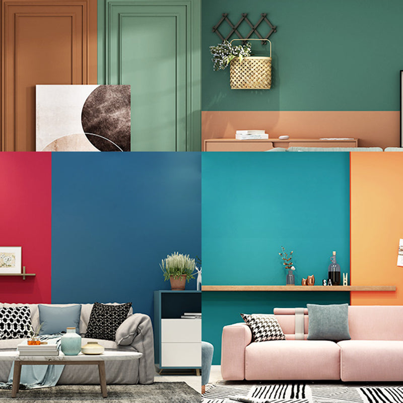 Brehn | Effen Kleur Patroon Behang Rol Ongepast Modern Woonkamer Wandkunst, 19,4-vierkante voet