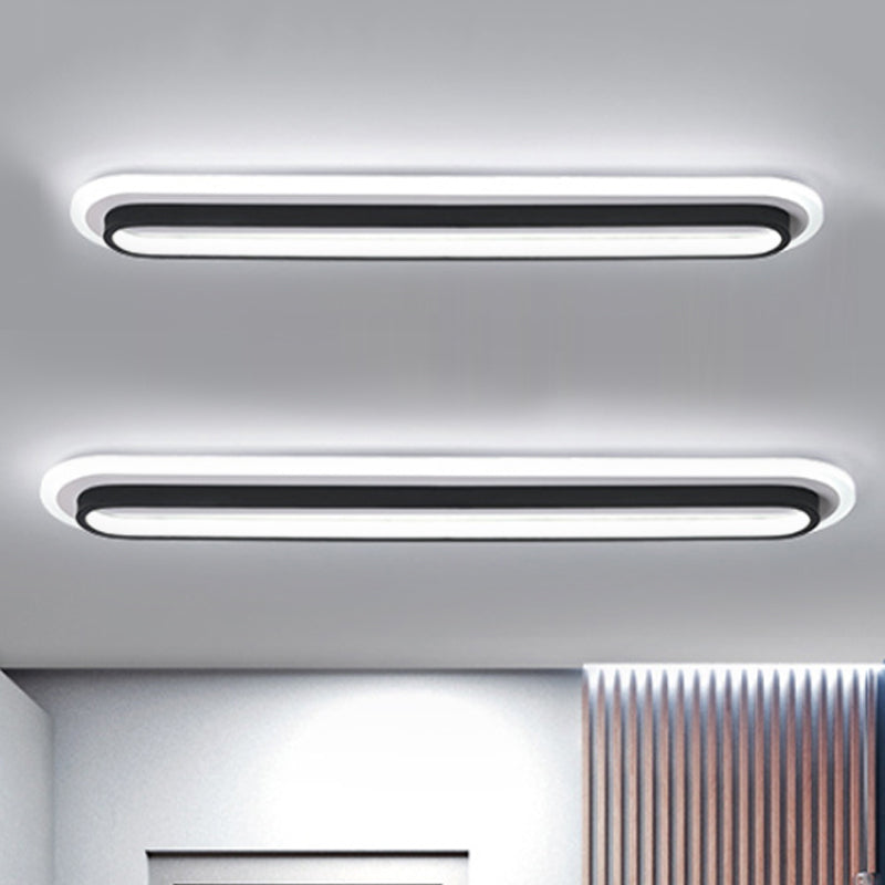 Brehn | Ovaluxe Glow - Elegantes Schwarz-Weiß LED Licht