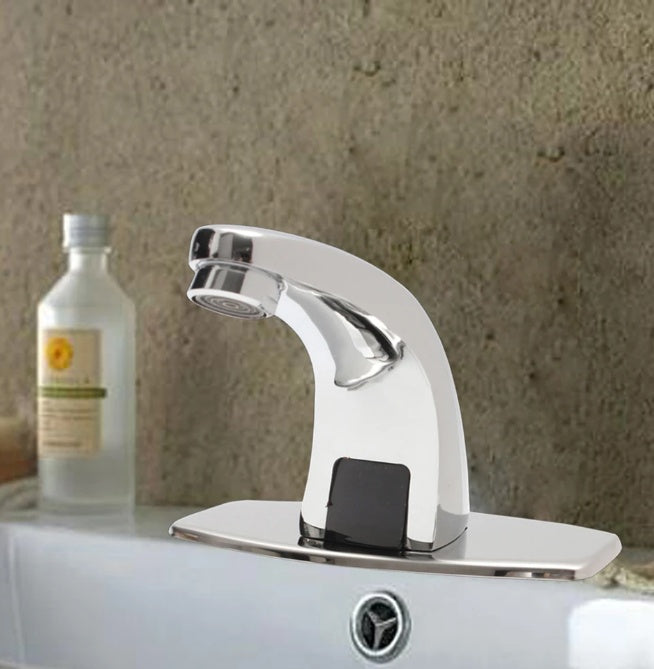 Automatischer berührungsloser Badezimmerspülenwasserhahn. | Brehn