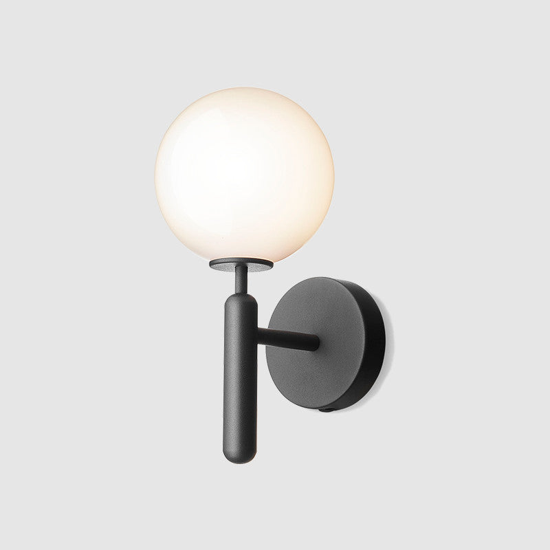 Ball Treppenwand Lichtarmatur Glas Ein-Birne Einfacher Stil Wand Sconce Beleuchtung | Brehn