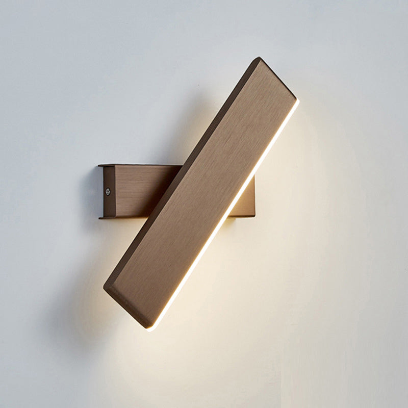 Schwenkbare Bar-förmige Wandlampe Moderne Aluminium LED-Wandleuchte Sconce für Schlafzimmer | Brehn