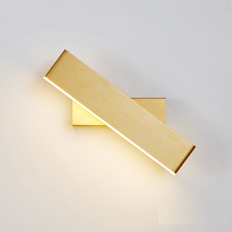Schwenkbare Bar-förmige Wandlampe Moderne Aluminium LED-Wandleuchte Sconce für Schlafzimmer | Brehn
