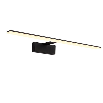 Minimalistische Balkenförmige Schminklampe Metall Badezimmer LED Wandsconce Beleuchtung mit Acryl-Diffusor | Brehn
