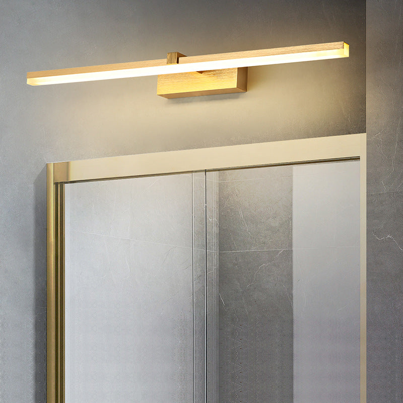 Goldene LED-Badezimmerlampe im modernen Design