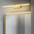 Goldene LED-Badezimmerlampe im modernen Design