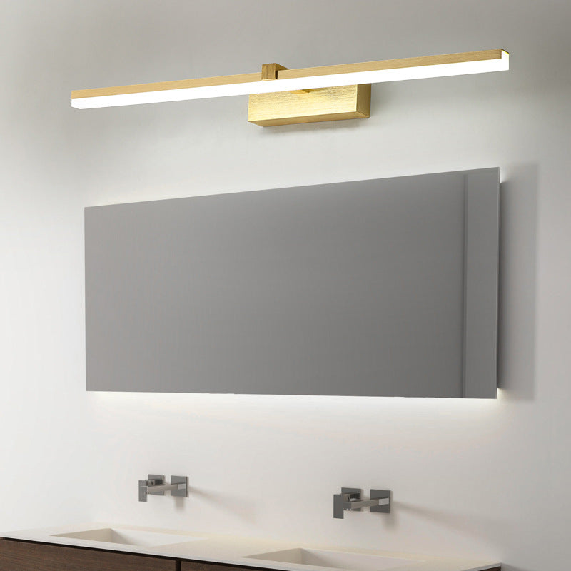 Goldene LED-Badezimmerlampe im modernen Design