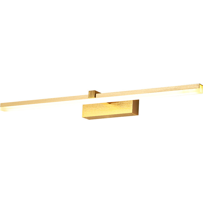 Goldene LED-Badezimmerlampe im modernen Design