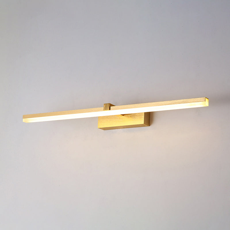 Goldene LED-Badezimmerlampe im modernen Design
