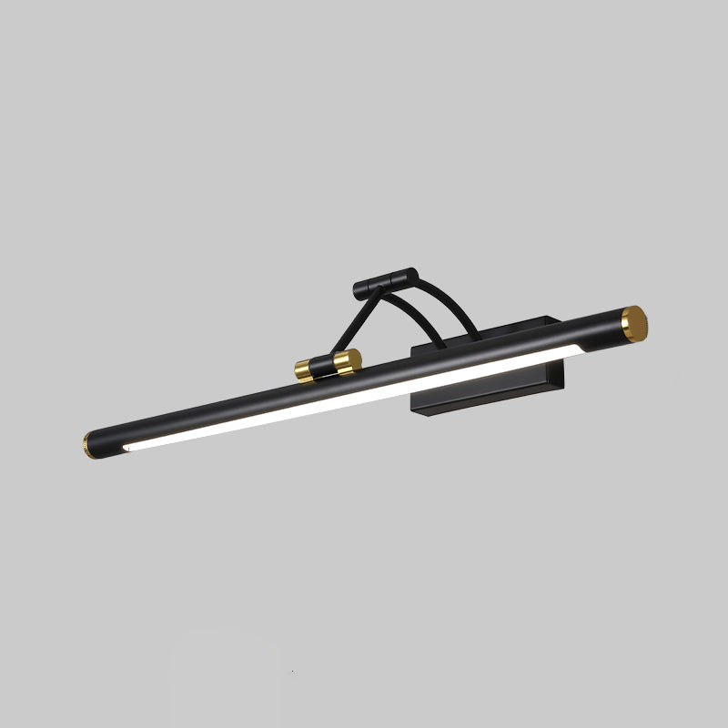 Minimalistische röhrenförmige Vanity-Leuchte Acryl LED-Wandmontage Lampe mit 3-gelenkigem Schwenkarm | Brehn