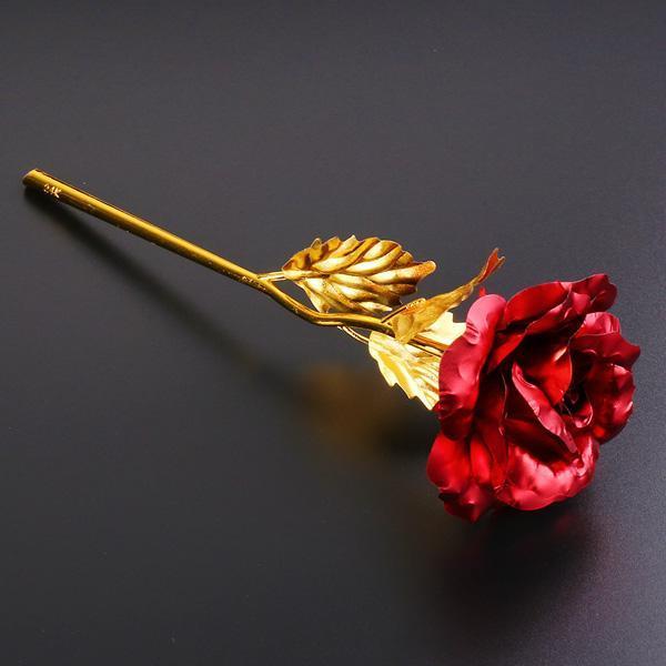 24K Gold Foil Rose mit Box | Brehn